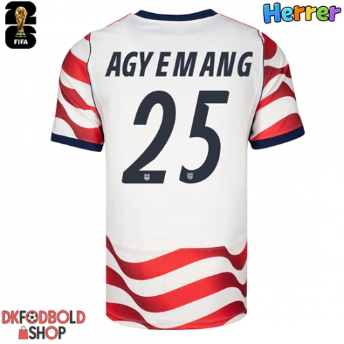 Forente stater Patrick Agyemang #25 Hjemmebanetrøje VM 2026 Kort ærmer